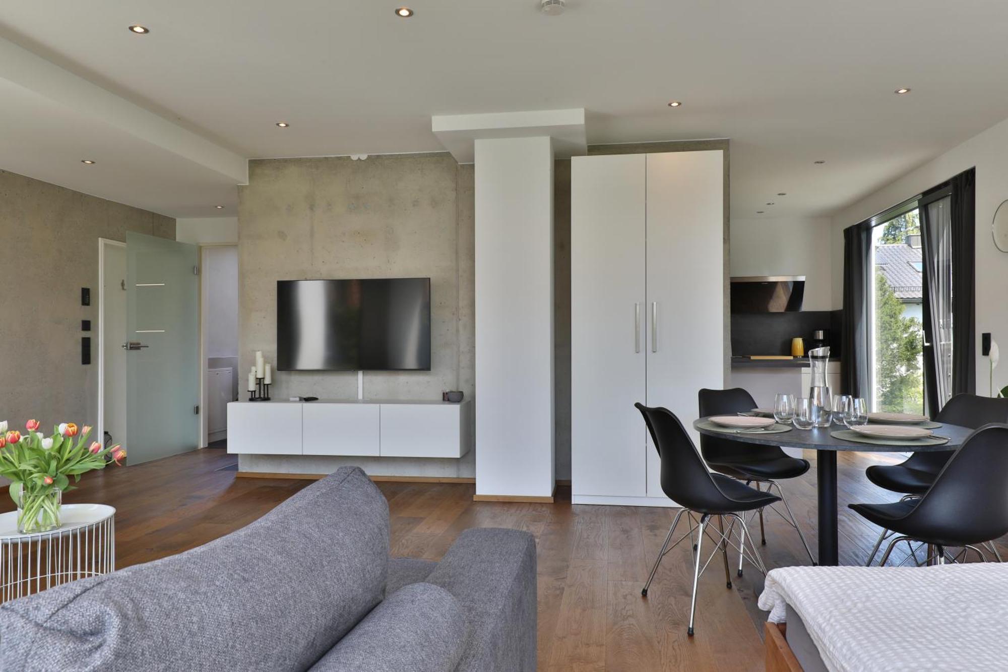 Moderne Studio-Wohnung Gersthofen Exterior foto