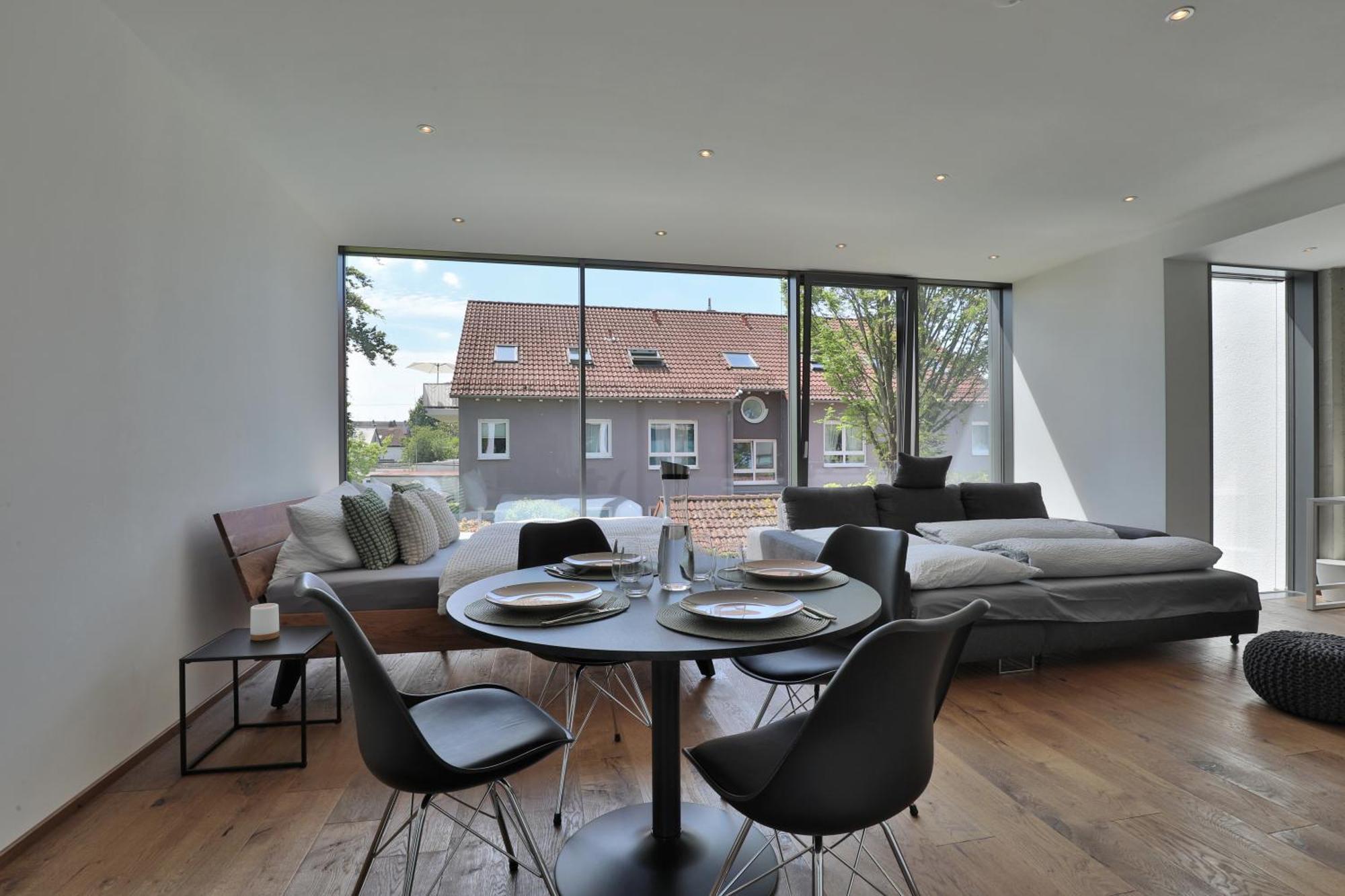 Moderne Studio-Wohnung Gersthofen Exterior foto